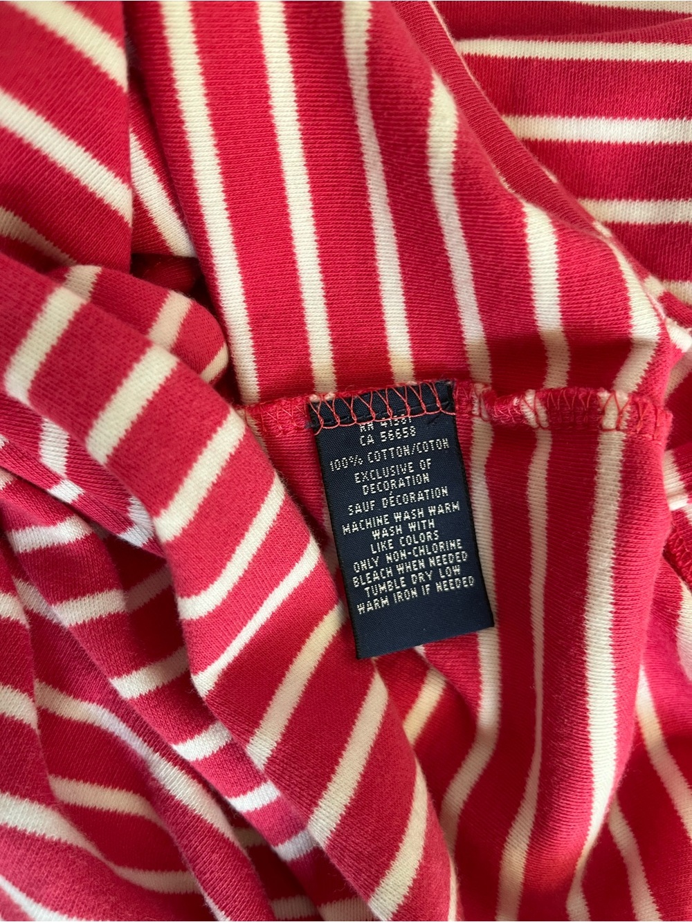 Ralph Lauren Striped Cotton Polo Dress Women’s L Pink White Preppy Blue Pony - Picture 7 of 8